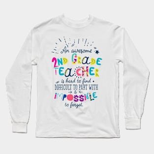 An Awesome 2nd Grade Teacher Gift Idea - Impossible to forget Long Sleeve T-Shirt